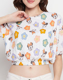 Camla White Top For Women