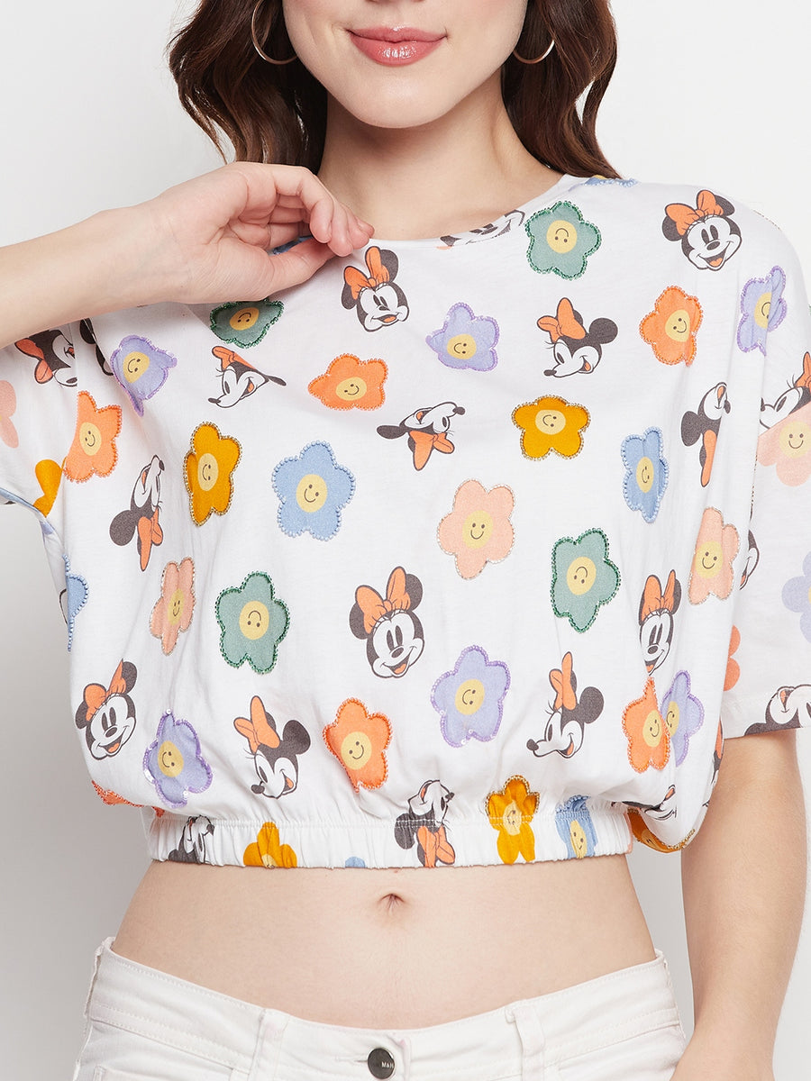 Camla White Top For Women