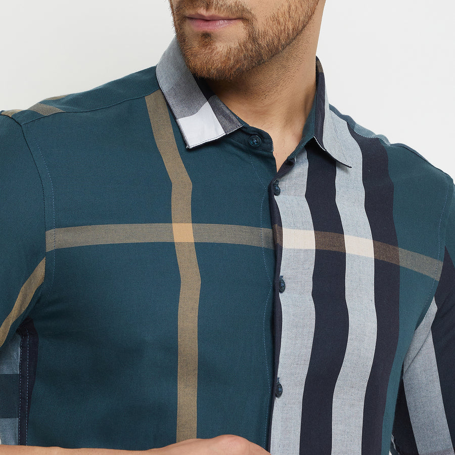 Camla Seagreen Shirt For Men