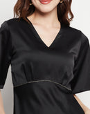 Camla Black Dress For Women