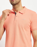 Camla Peach T- Shirt For Men