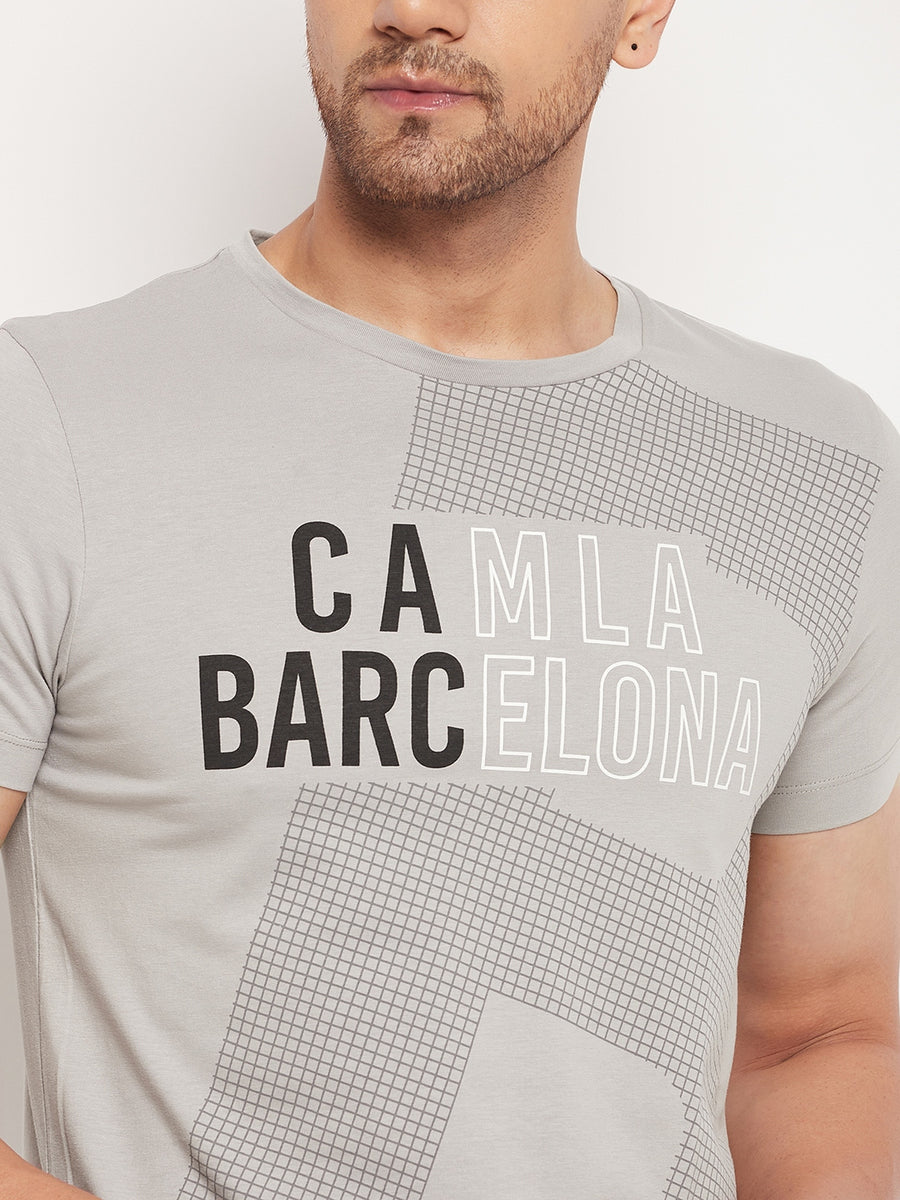 Camla Lime Green T-Shirt For Men
