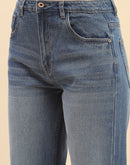 Camla Barcelona Low Rise Blue Straight Fit Jeans
