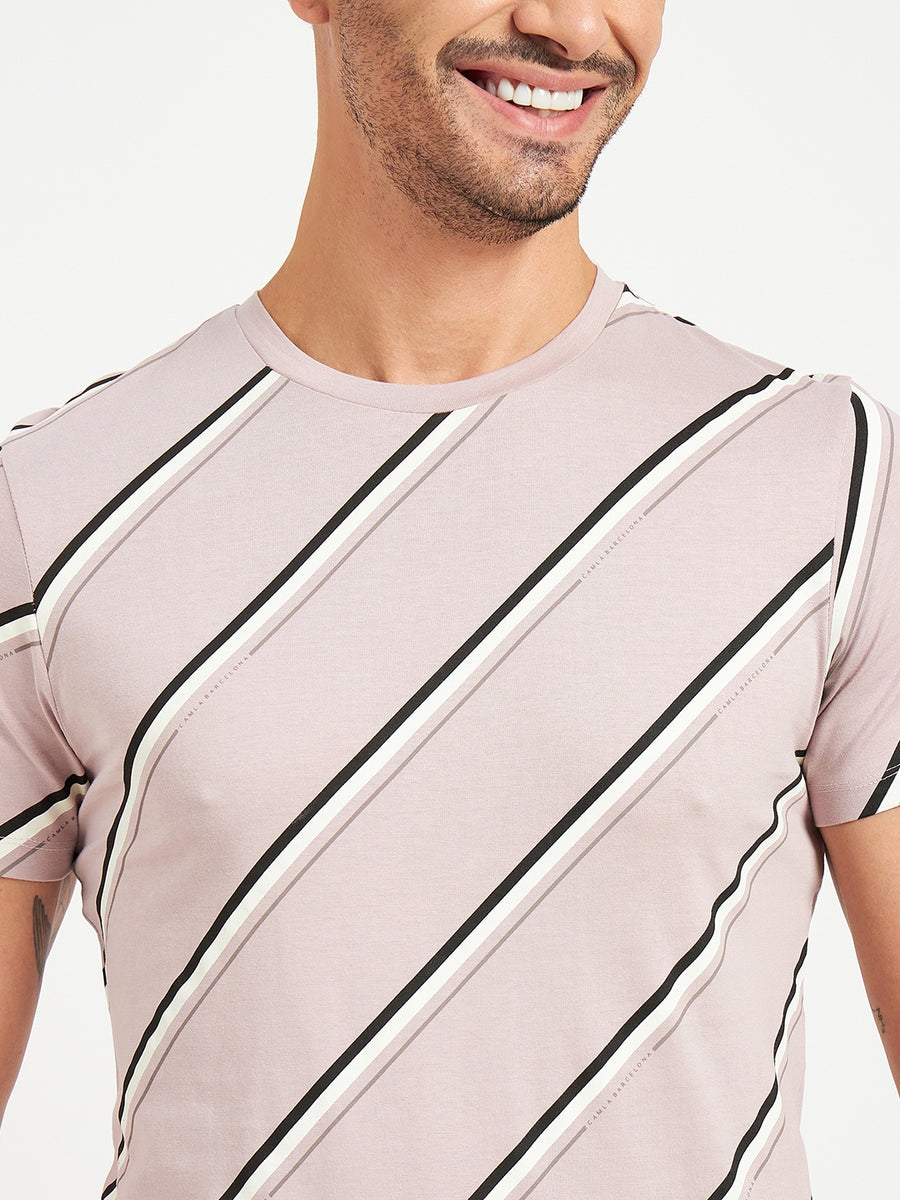 Camla Pink T- Shirt For Men