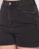 Camla Barcelona High Waist Black Shorts