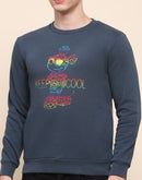 Camla Barcelona Disney Printed Teal Cotton Sweatshirt