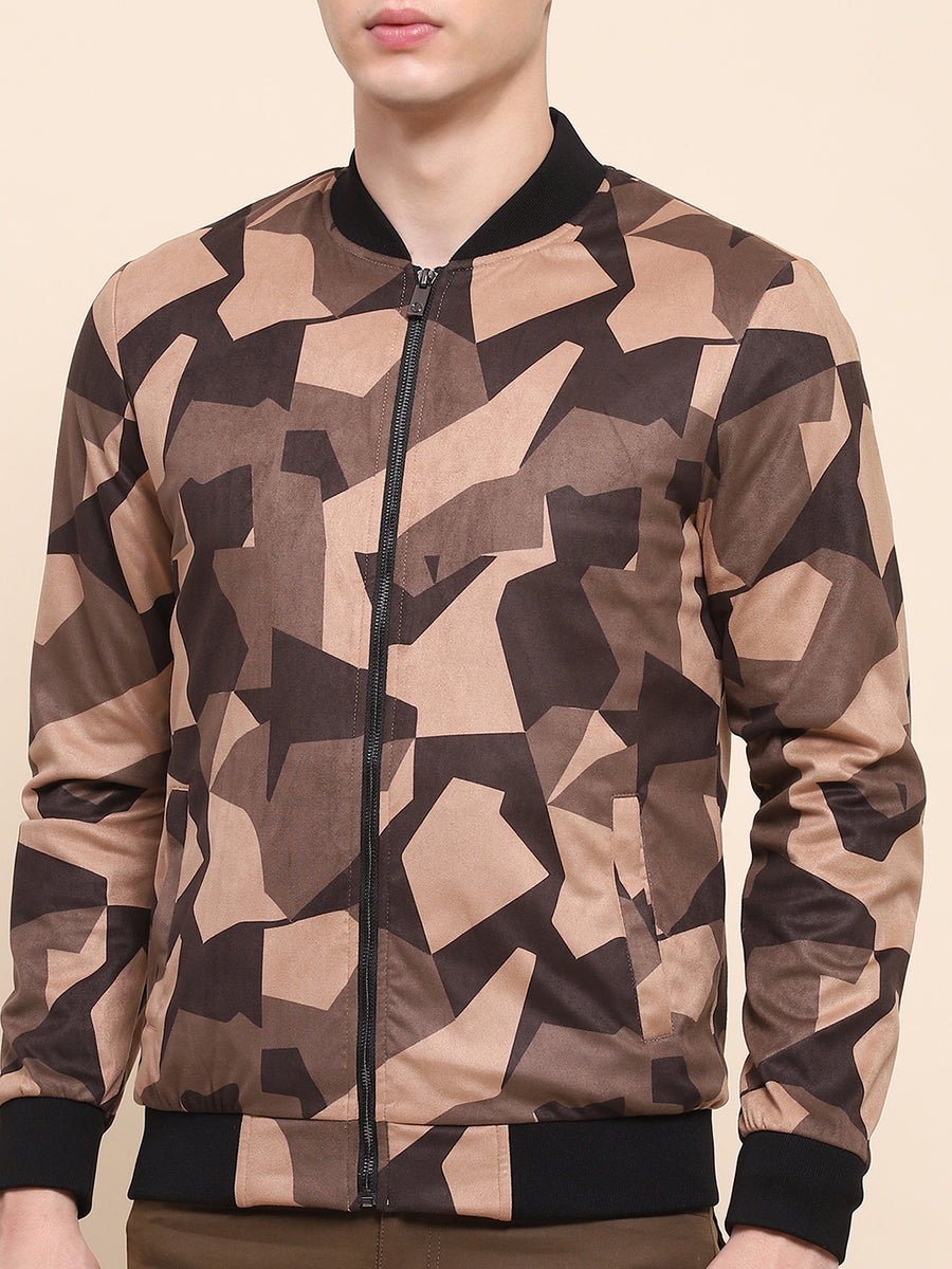 Camla Barcelona Camouflage Varsity Jacket