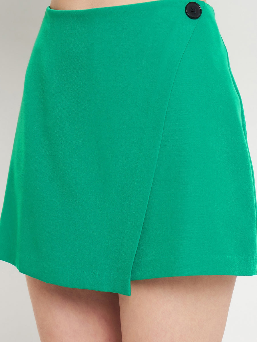 Madame Tara Sutaria Green Skirt
