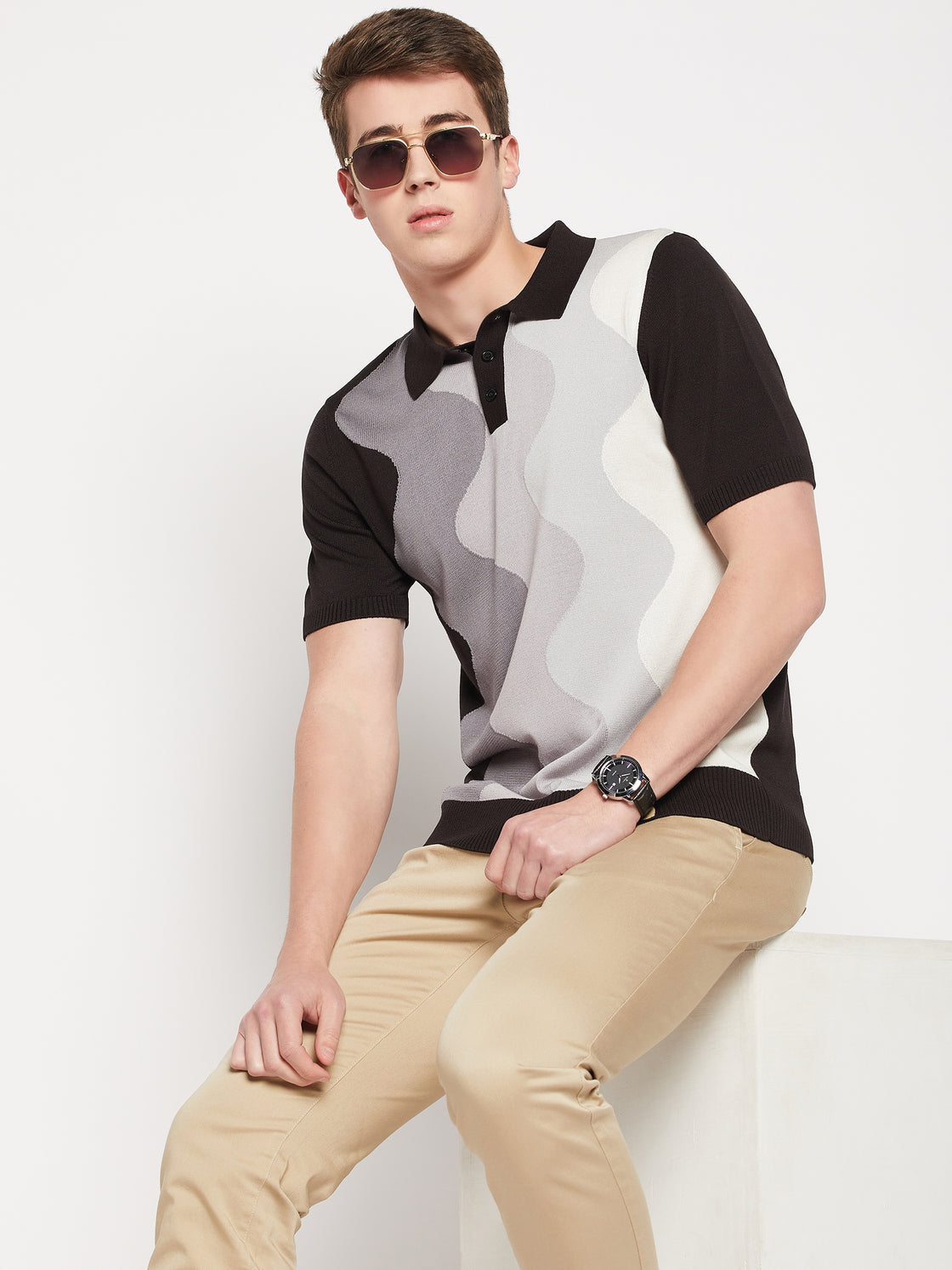 Camla Barcelona Grey Shirt For Men