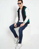 Camla Barcelona Colourblocked Black Hooded Sweatshirt