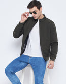 Camla Barcelona Olive Green Bomber Jacket