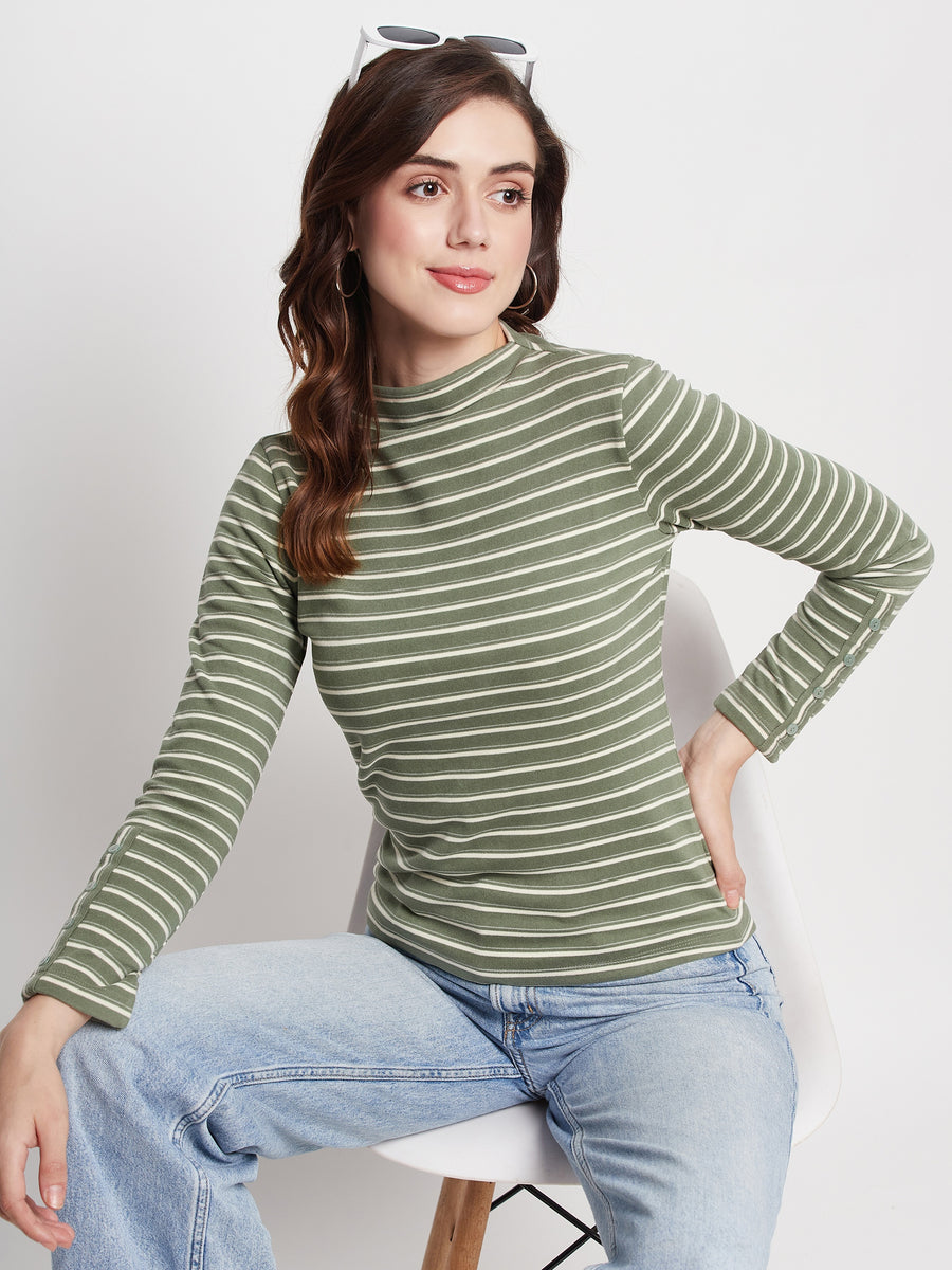 Madame Green Knitted Top