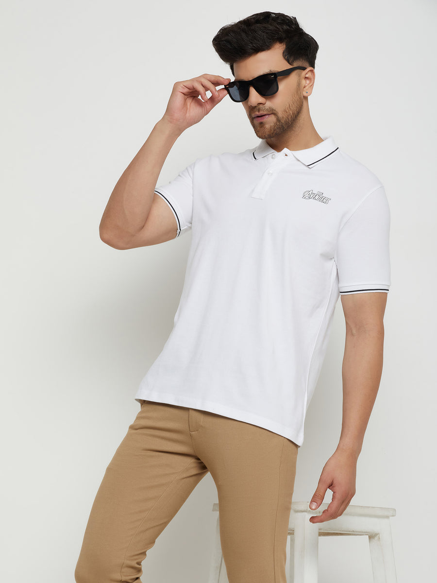 Camla White T -Shirt For Men
