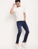 Camla Barcelona Navy Blue Regular Fit Jeans