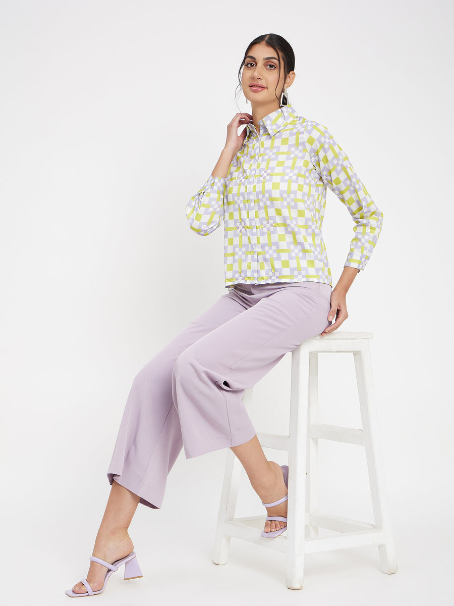 Camla Lilac Trouser For Women