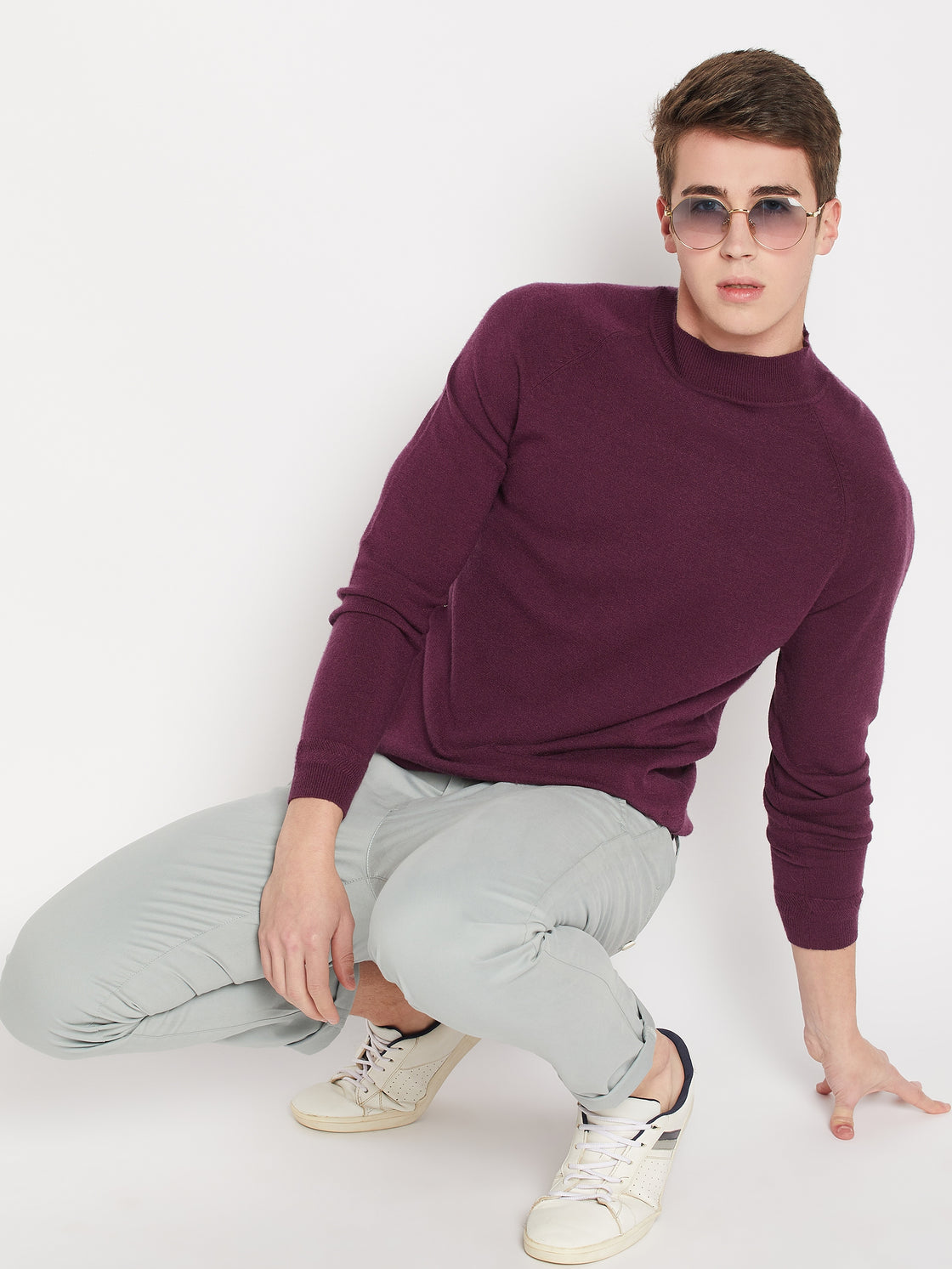 Camla Barcelona Wine Sweater For Men