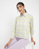 Camla Multicolour Checked Shirt For Women