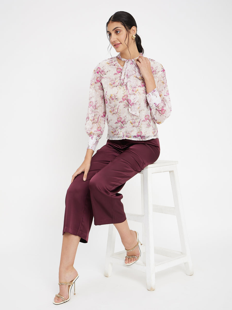 Madame Wine Solid Trousers