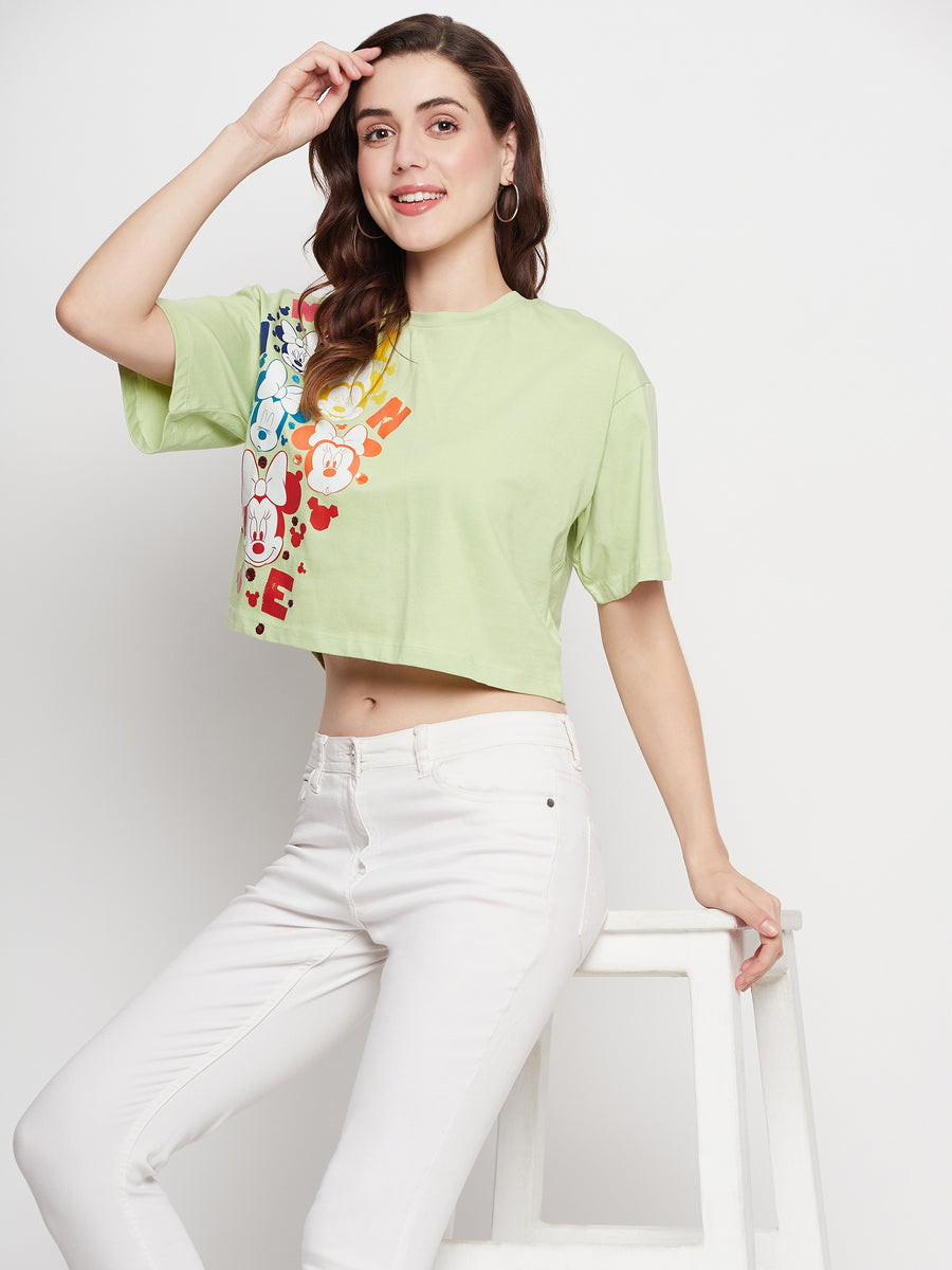 Camla Green Top For Women