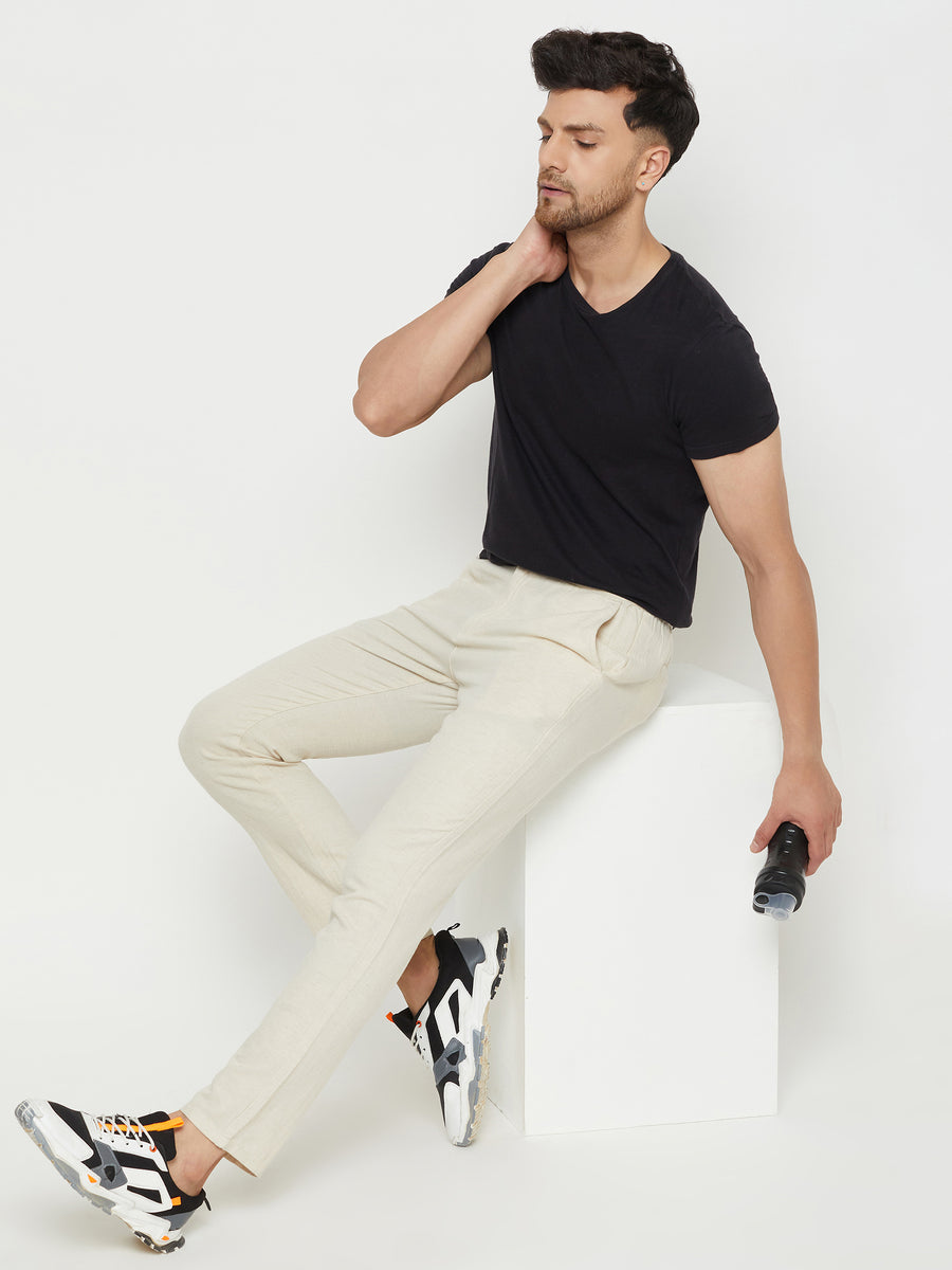 Camla Beige Bottom For Men