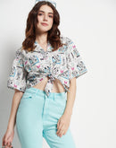 Camla White Minnie Shirt For Women