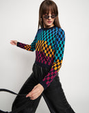 Madame Colourblocked Black Sweater