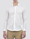 Camla Barcelona Solid White Full Shirt