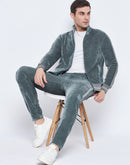Camla Barcelona Green Velvet Tracksuit