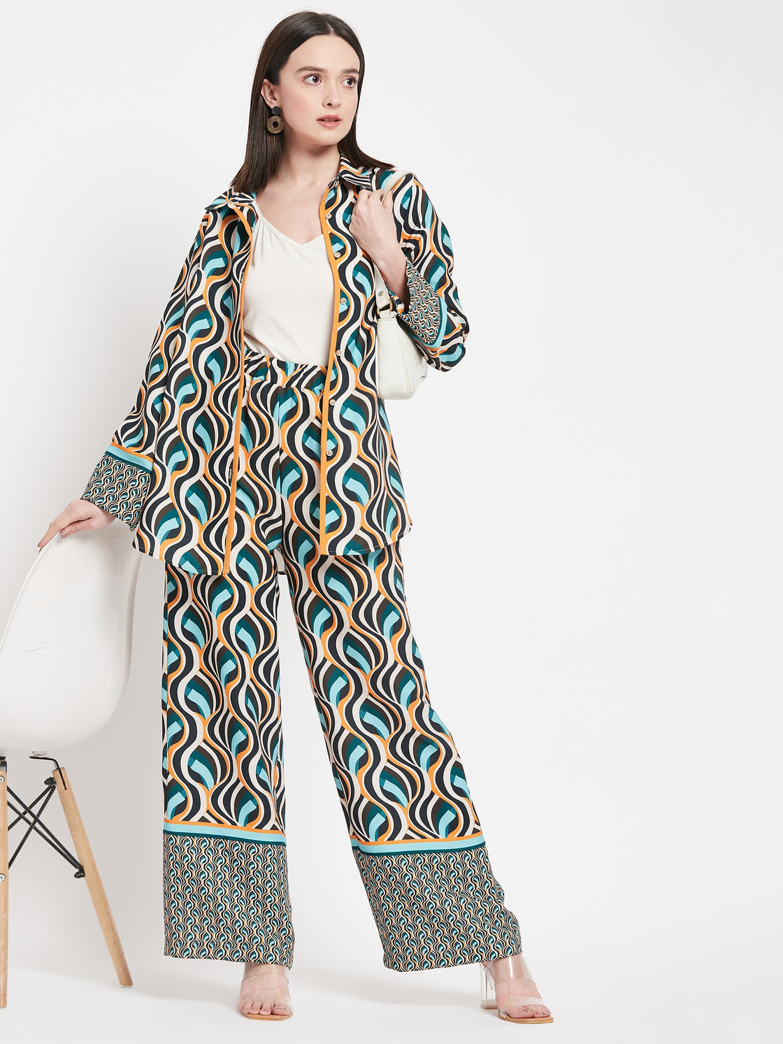 Camla Barcelona Green Ensemble For Women