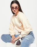 Camla Cream Printed Sweatshirt