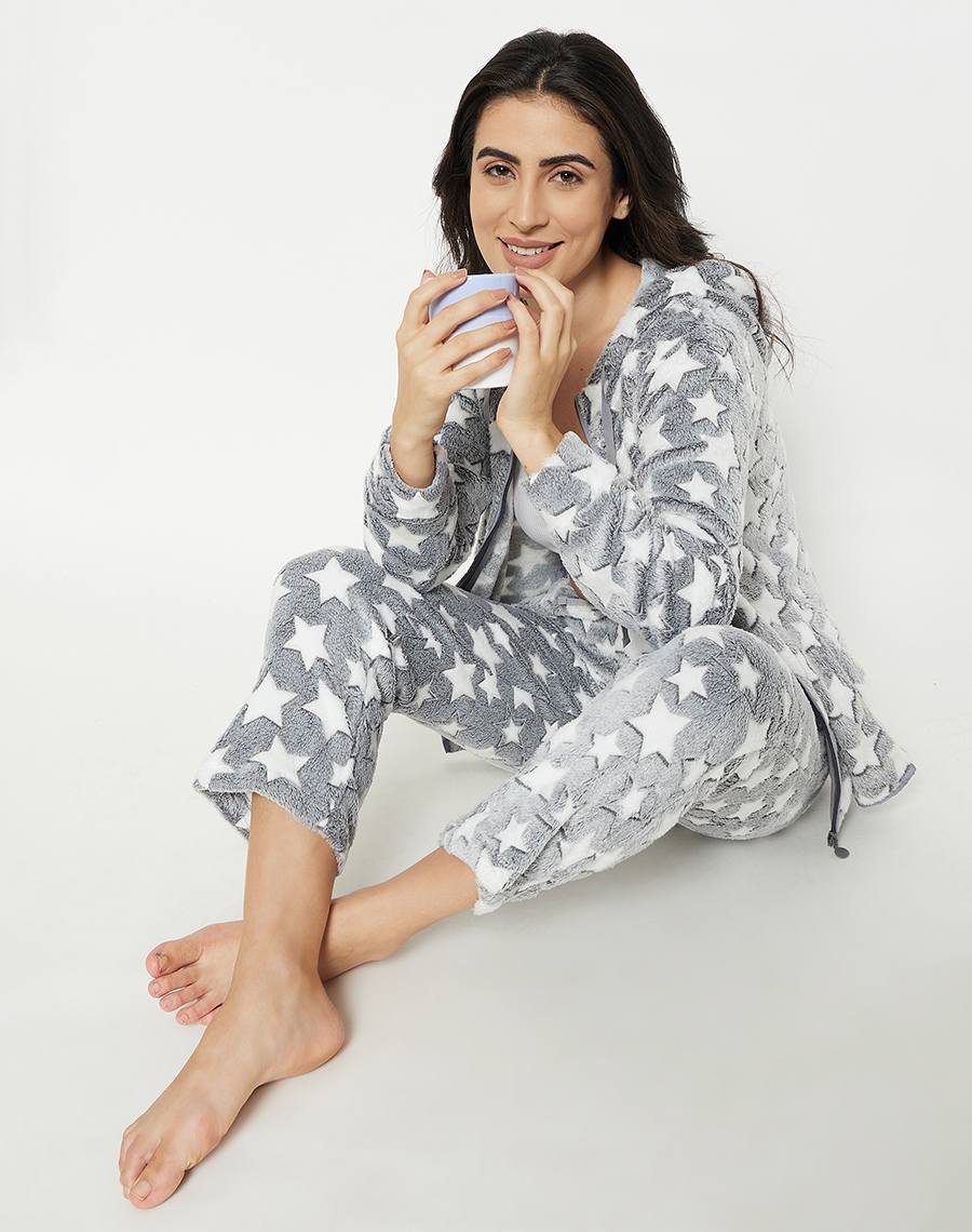 Moomaya Sleepwear, Printed Cotton Night Suits, 2 Pcs Kurta & Pajama Set For  Womens Pjs - Walmart.com