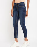 Camla Barcelona Indigo Slim Fit Raw Hem Jeans