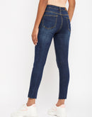 Camla Barcelona Indigo Slim Fit Raw Hem Jeans