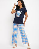 Msecret Navy Night Suit For Women