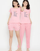 Msecret Women Pink Night Suit