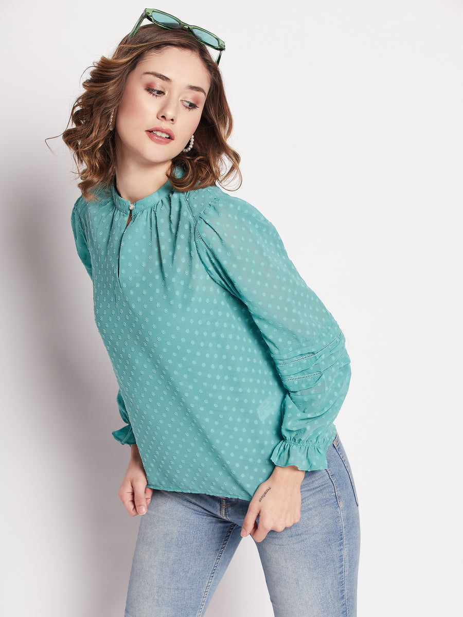 Camla Green Women Top