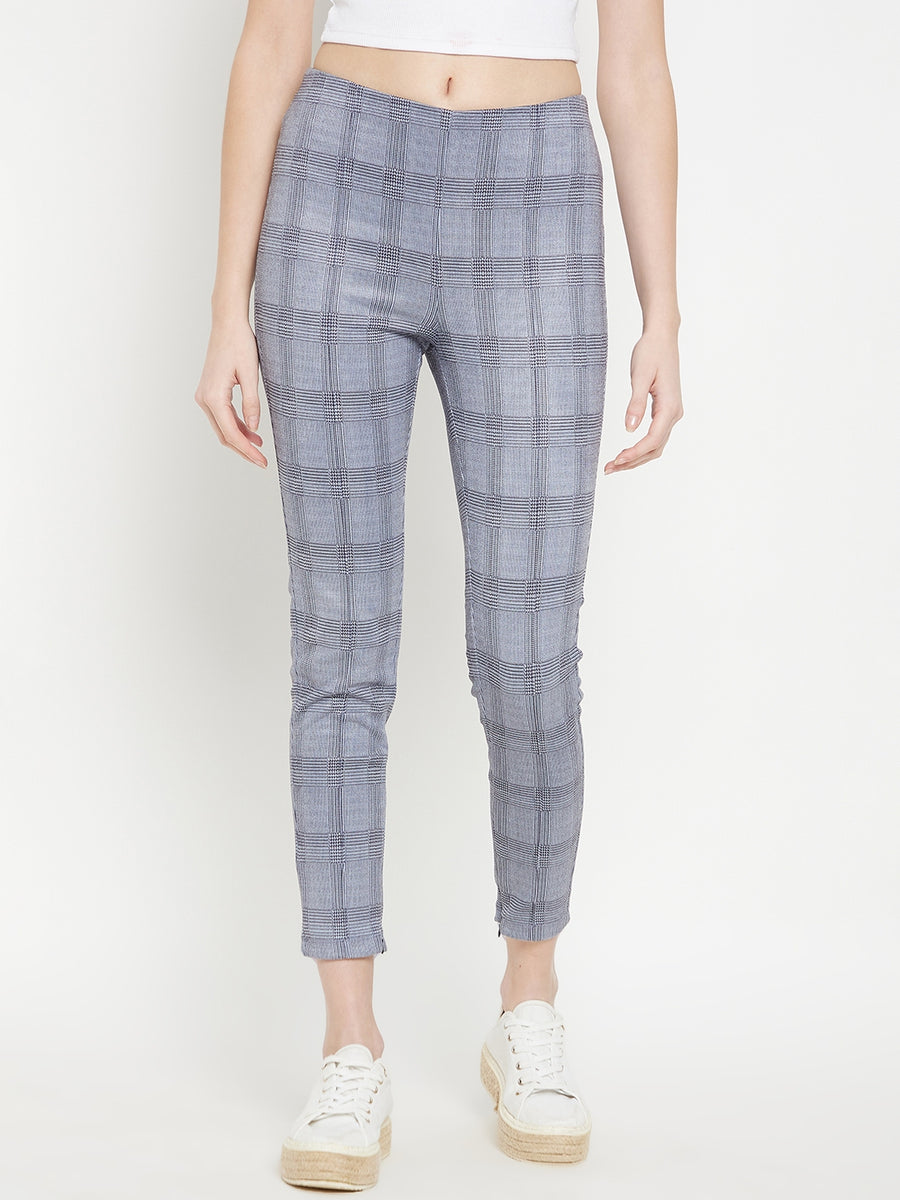 CAMLA Checkered Lilac Track bottoms for Women