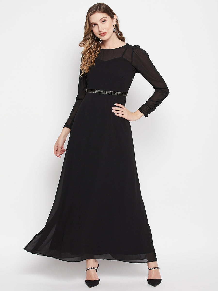 Buy Stylish Black Flared Dresses Collection At Best Prices Online