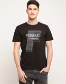 Camla Men Crew Neck Black T-Shirt