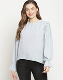 Camla Blue Shirt For Women