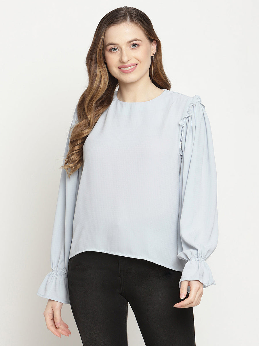 Camla Blue Shirt For Women