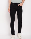 Camla Solid Black Skinny Fit Jeans