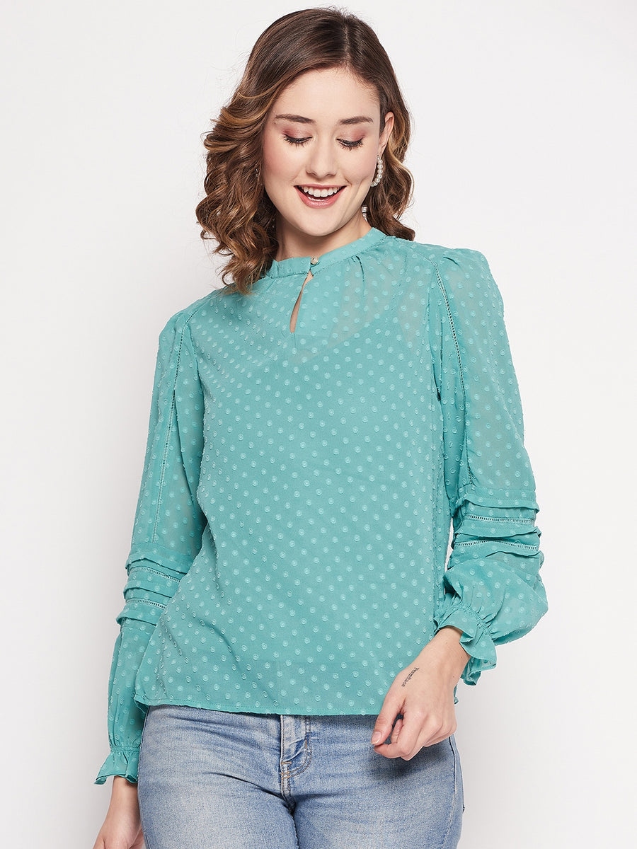 Camla Green Women Top