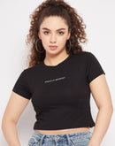 Camla Black Women T- Shirt