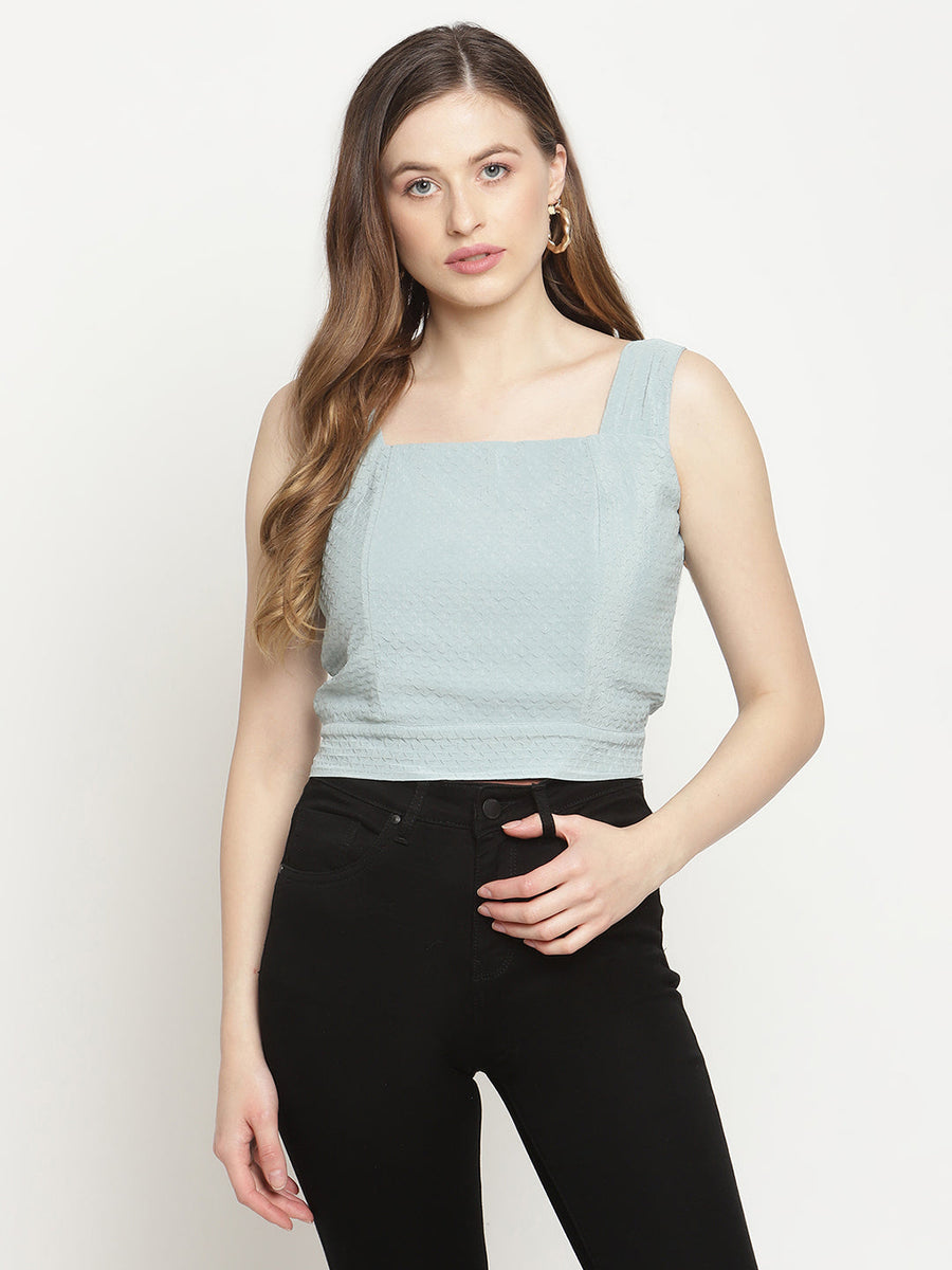 Camla Green  Top For Women