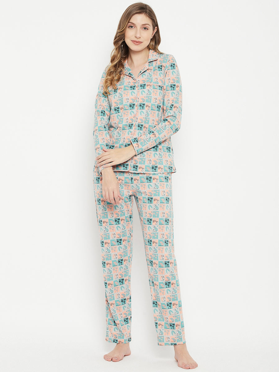 MSecret Printed Pyjamas for Women