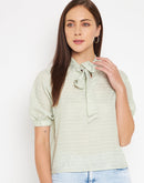 Camla Barcelona Green Top