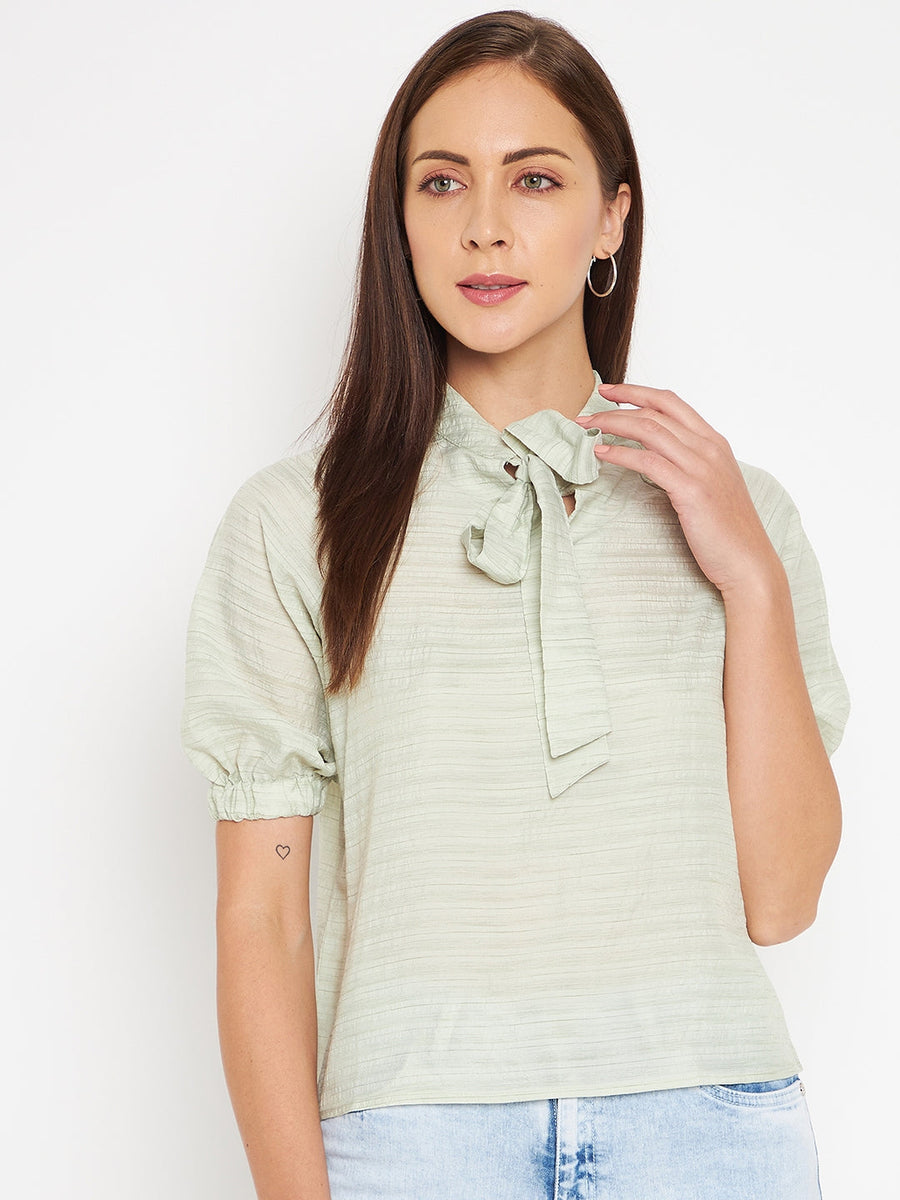 Camla Green  Top For Women