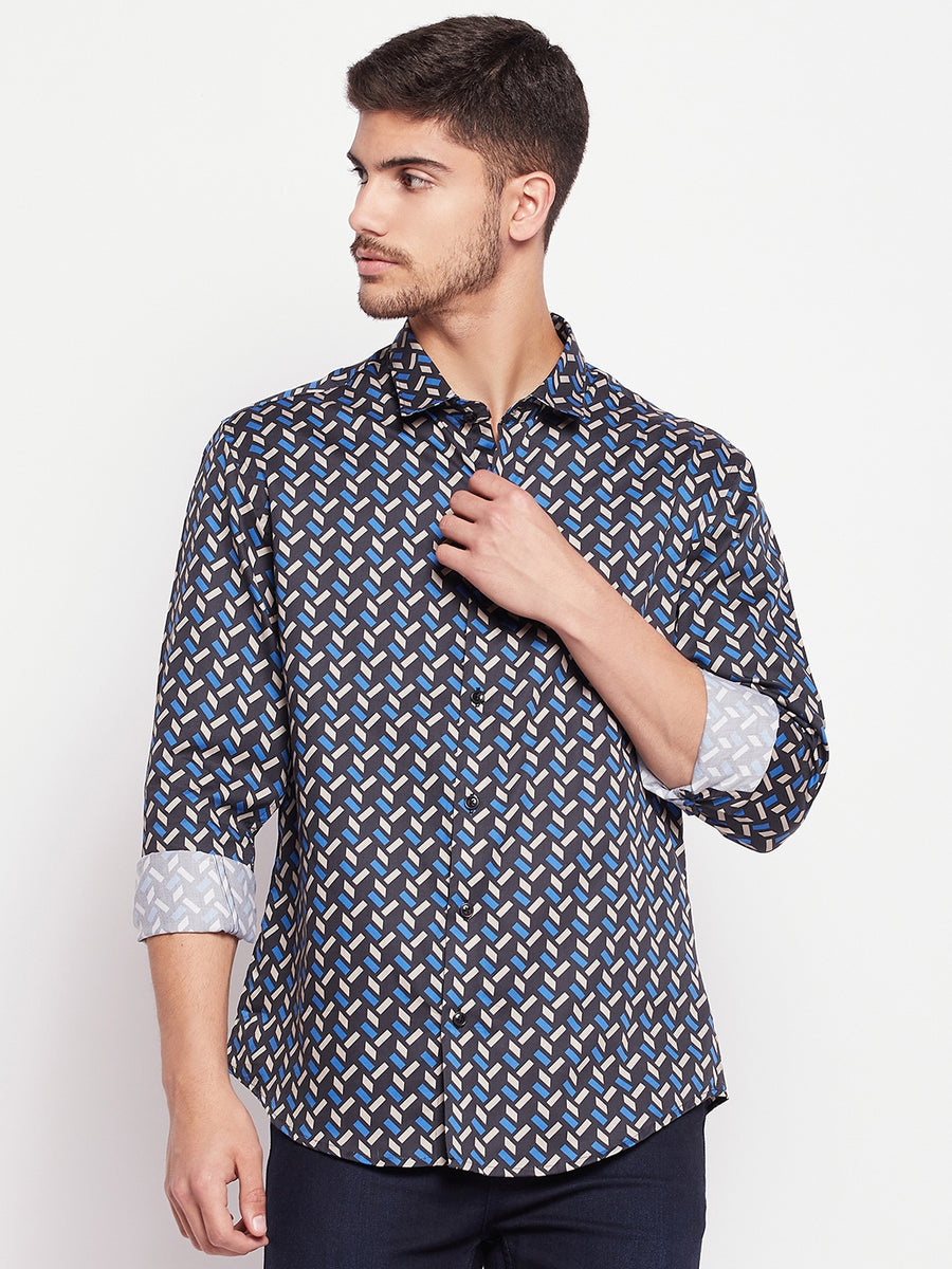 Camla Black Men Shirt