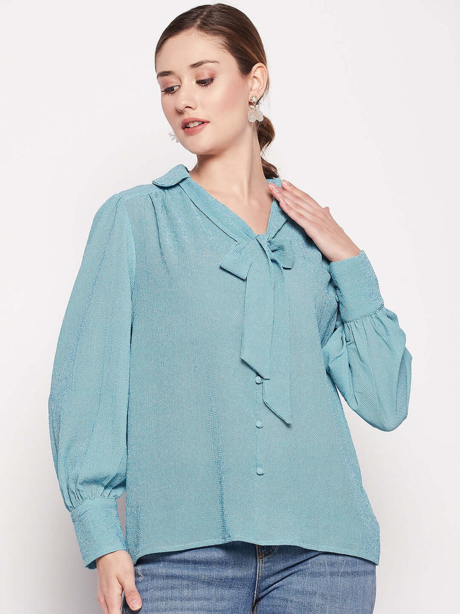 Camla Aqua Women Top
